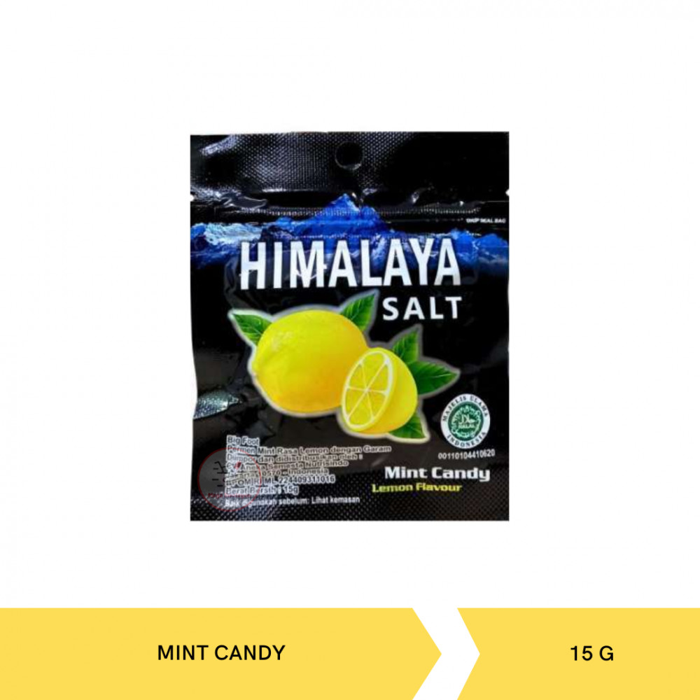 HIMALAYA SALT MINT CANDY LEMON 15G X 12