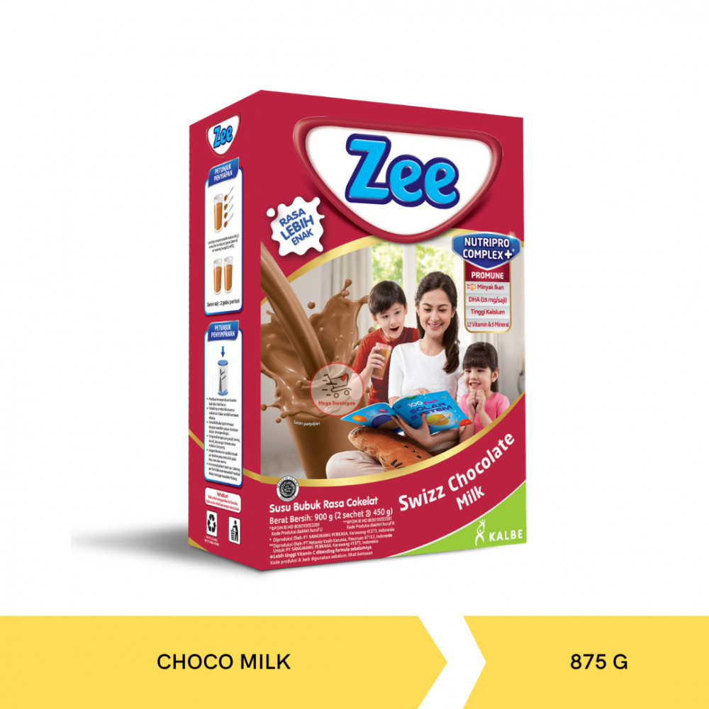 ZEE SWIZZ CHOCO MILK 875G X 6