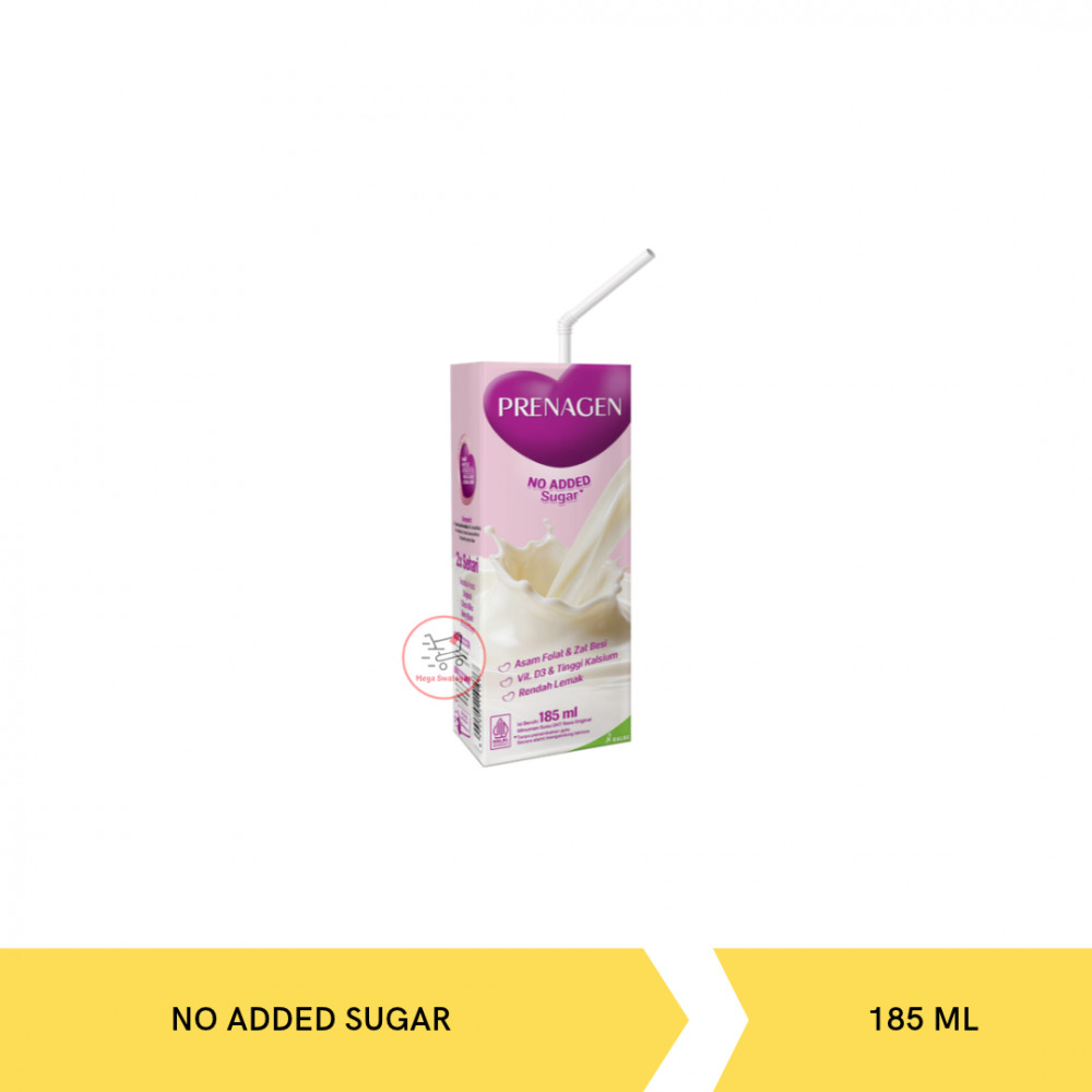 PRENAGEN UHT NO ADDED SUGAR 185ML X 24