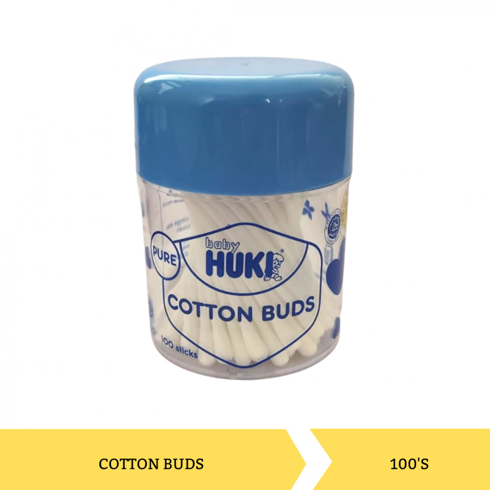 HUKI CI0012 COTTON BUD POT 100`S