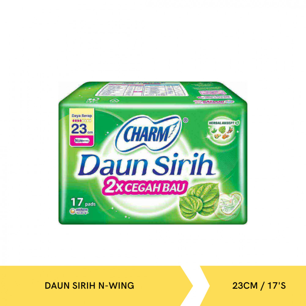 CHARM DAUN SIRIH NONWING 23CM/17`S X 24