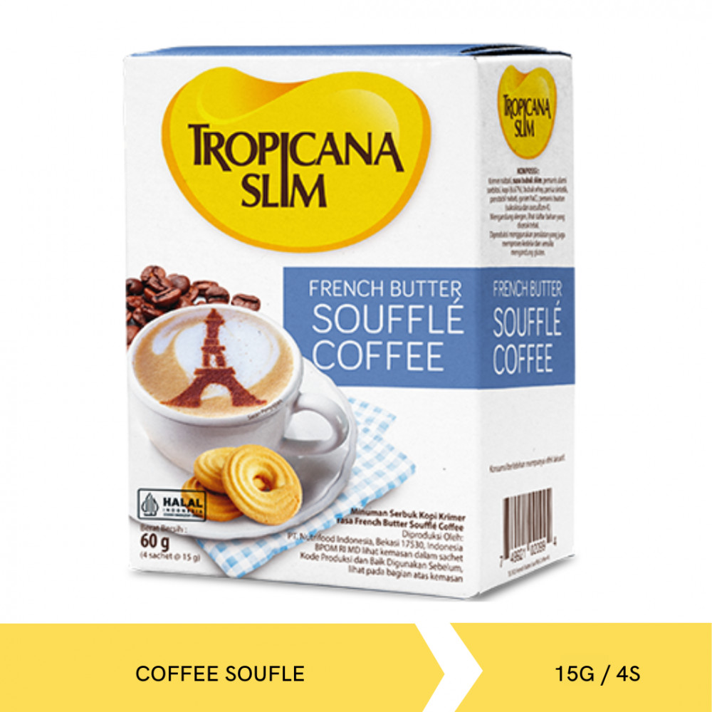 TROPICANA SLIM COFFEE SOUFLE 15G/4SX12