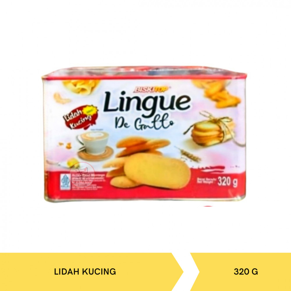 BISKITOP LINGUE LIDAH KUCING 320G X 6