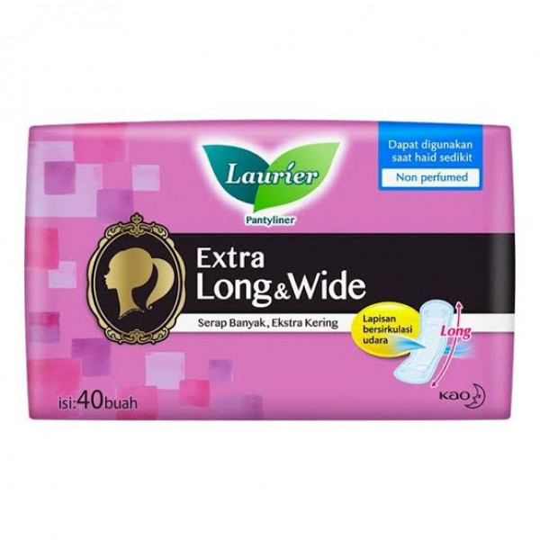 LAURIER PANTYLINER XTRA LONG&WIDE 40`S X 42