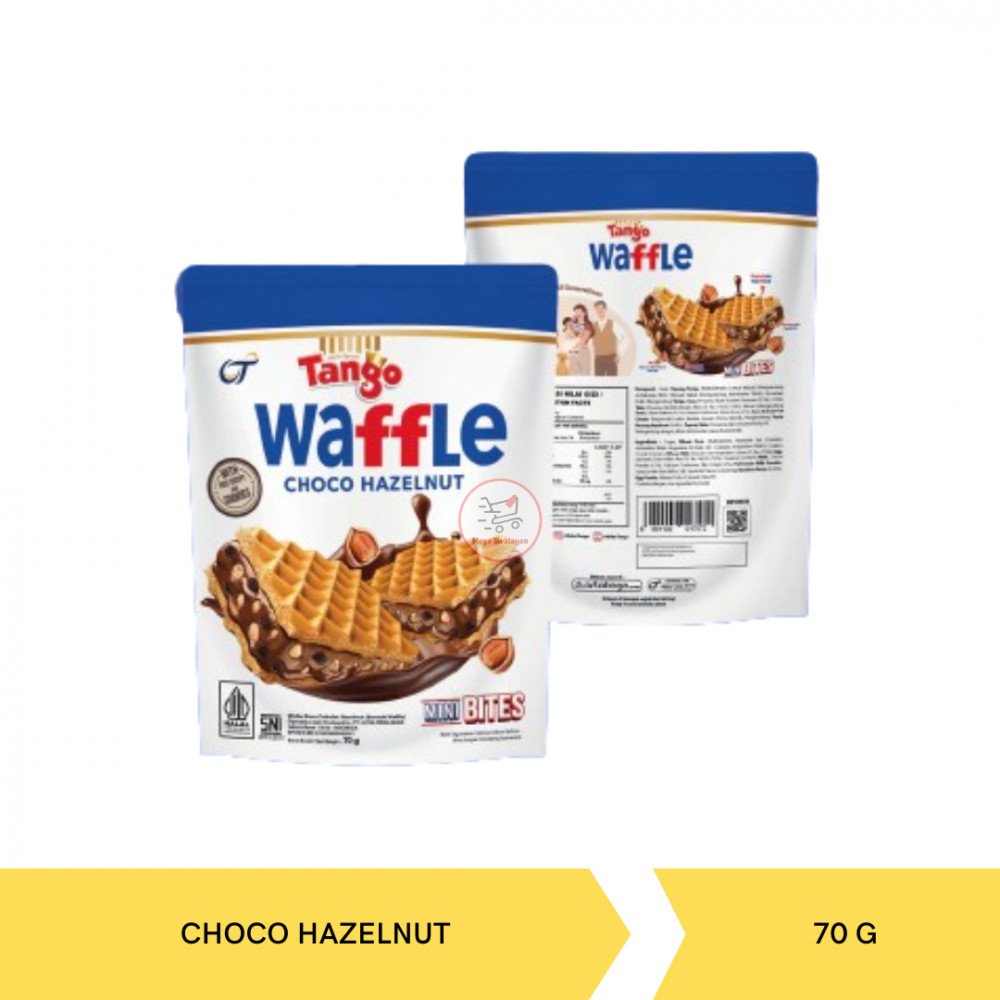 TANGO WAFFLE CHOCO HAZELNUT POUCH 70GX18