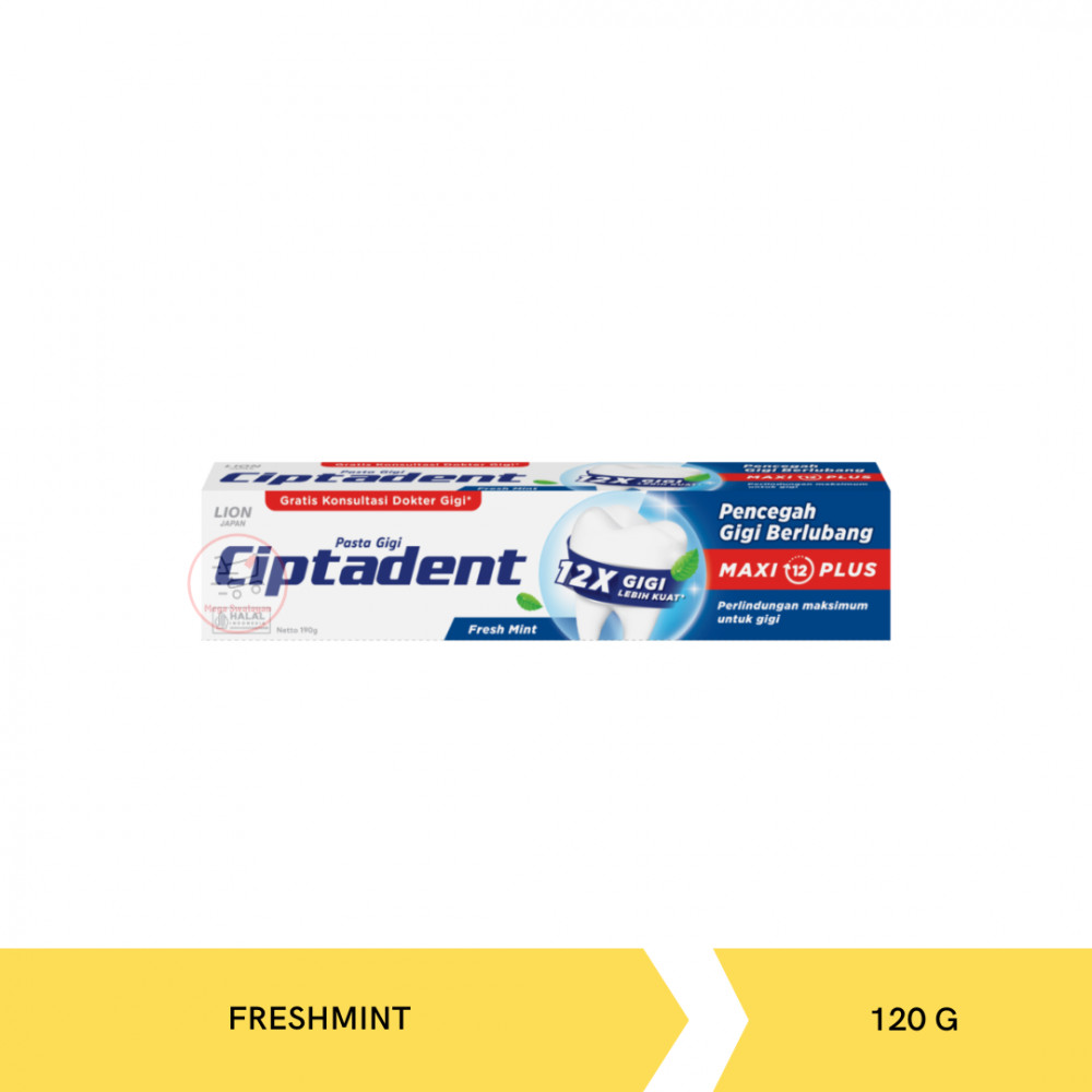 CIPTADENT T.PASTE MAXI FRESHMINT 120G X 48