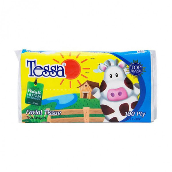 TESSA TP11 FACIAL TISSUE TRAVEL PACK 50`S 2PLY X 80