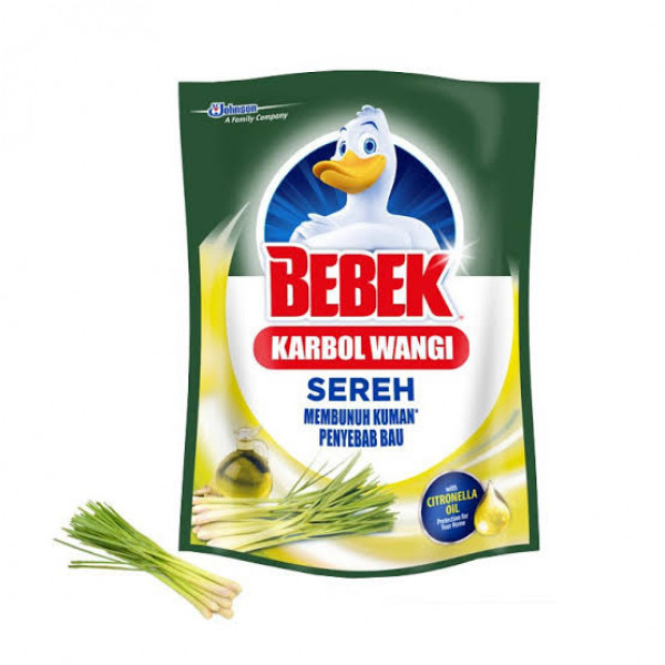 BEBEK KARBOL WANGI SEREH POUCH 450ML X 12