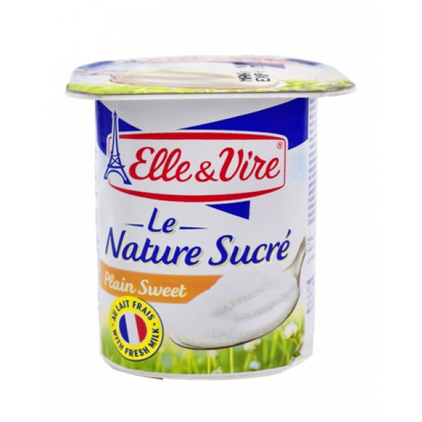 ELLE&VIRE DESSERT LACTE PLAIN SWEET 125ML X 4