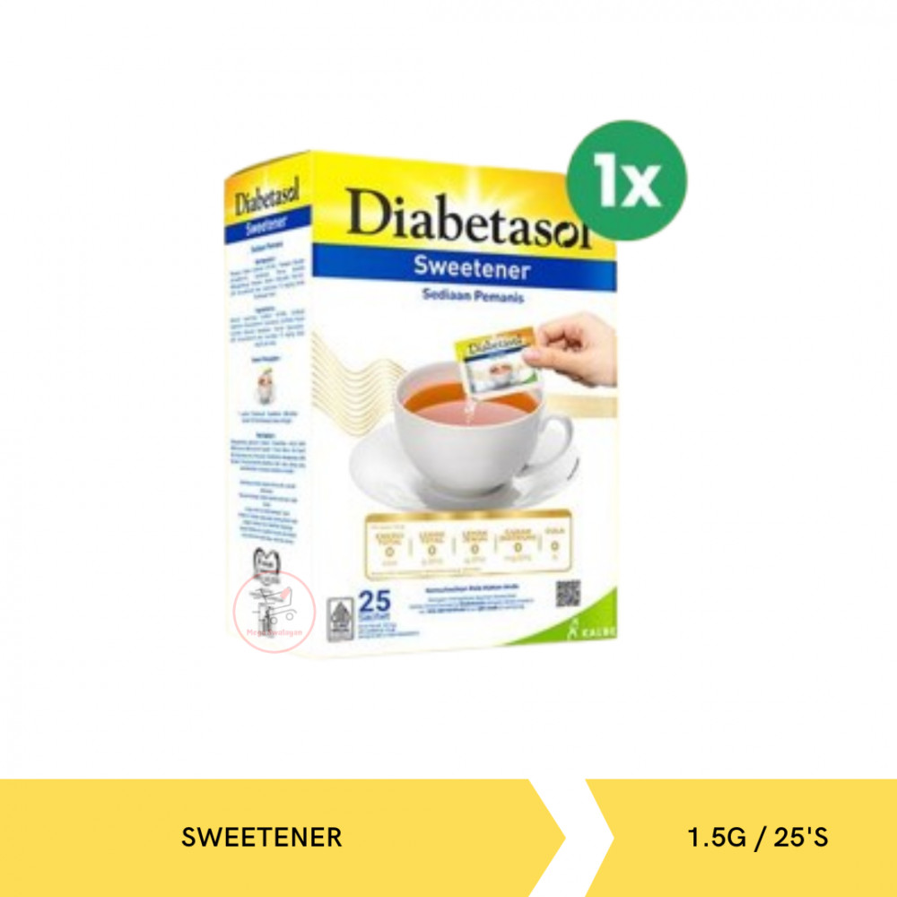 DIABETASOL SWEETENER 1.5G/25`S KTK