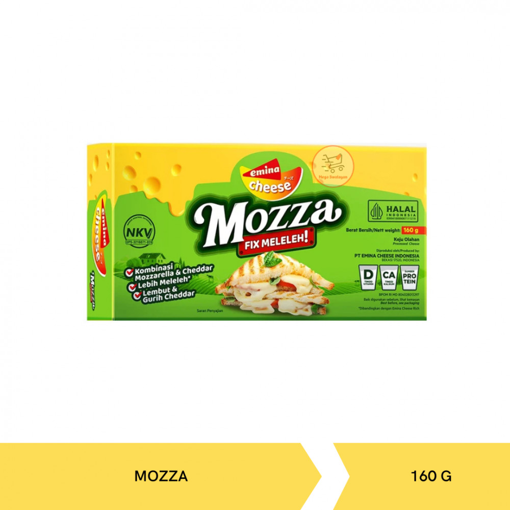 EMINA CHEESE MOZZA 160G X 48
