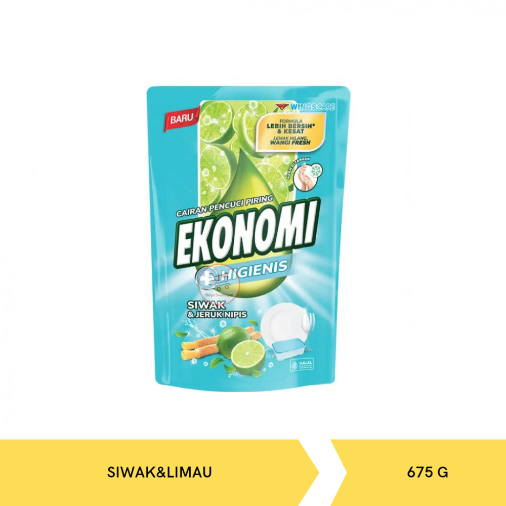 EKONOMI DISHWASH SIWAK&LIMAU 675G X 12