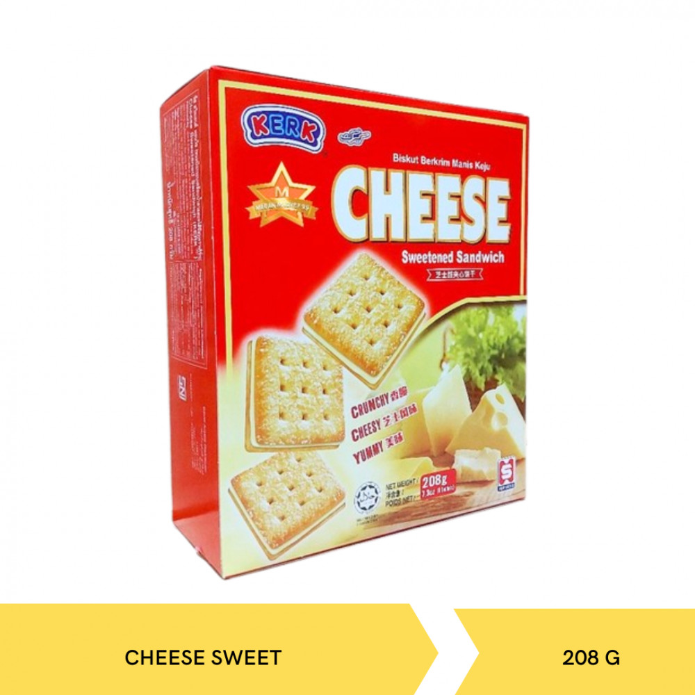 KERK SANDW CHEESE SWEET KTK 208G X 12