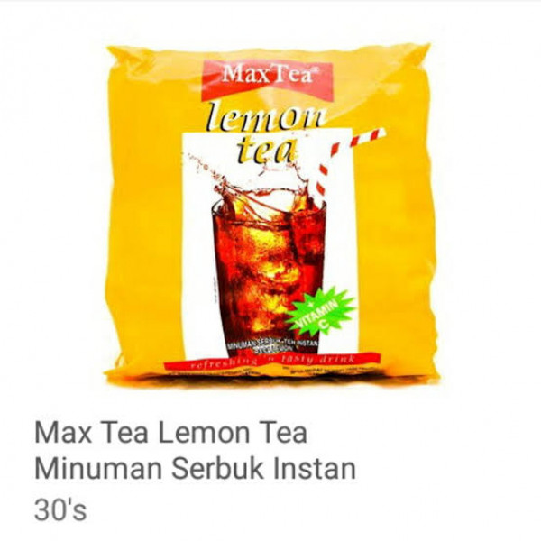 INDOCAFE MAXTEA LEMONTEA BAG 25G/30`S X 12