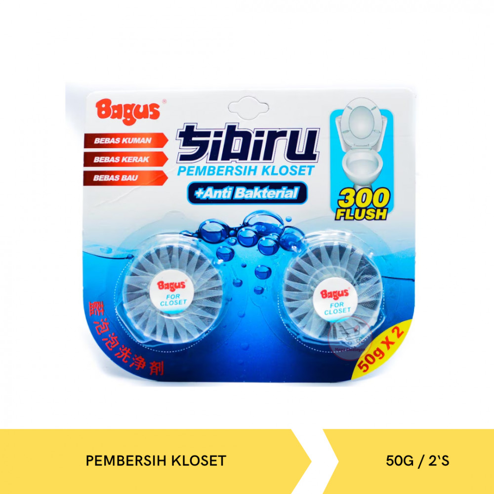 BAGUS W21702 SIBIRU PEMBERSIH KLOSET 50G/2`S