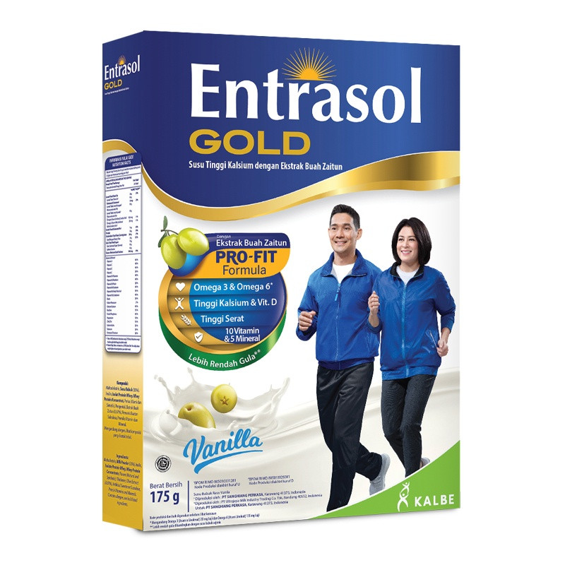 ENTRASOL GOLD VANILA 170G