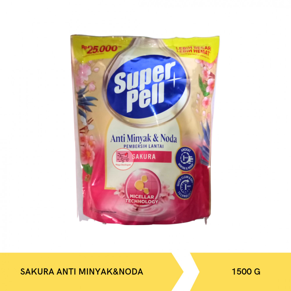SUPERPELL SAKURA ANTI MINYAK&NODA 1500GX6