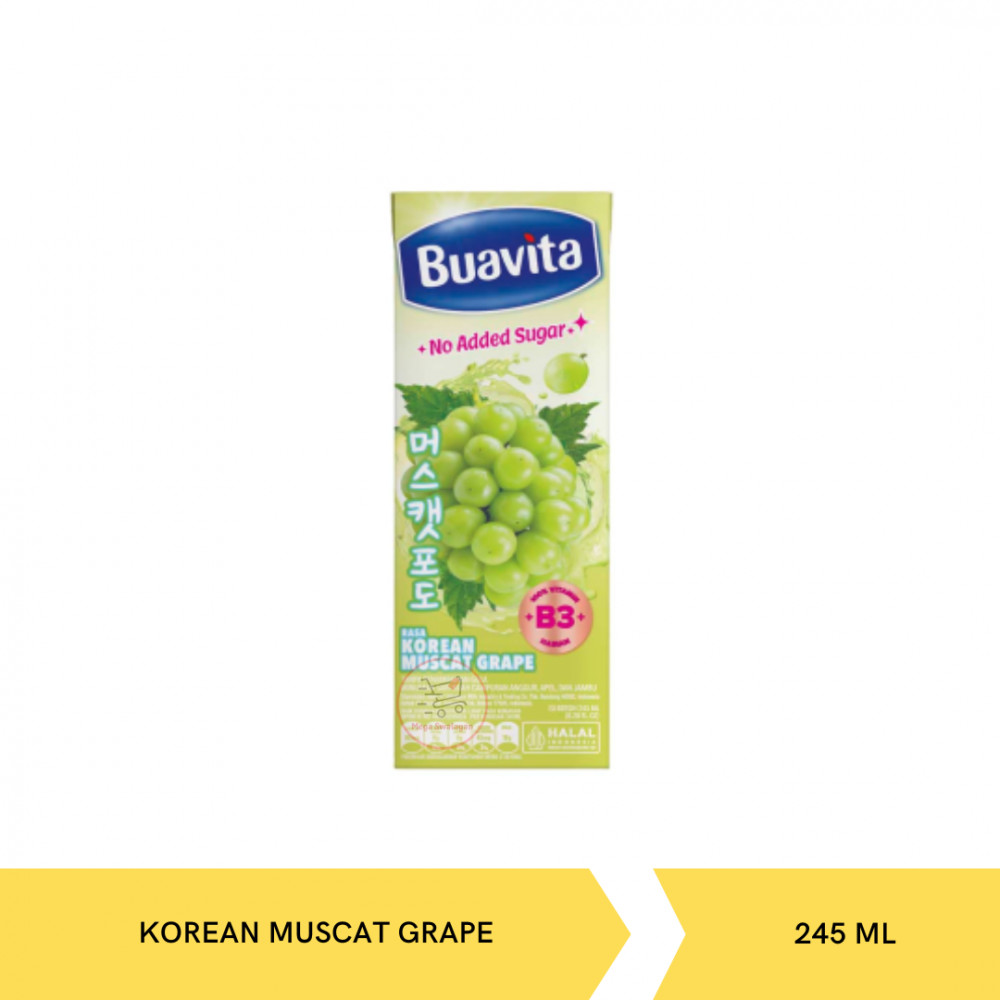 BUAVITA KOREAN MUSCAT GRAPE 245MLX24