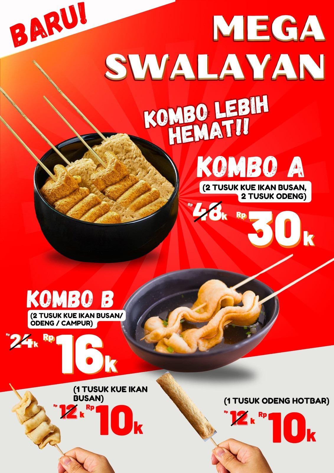 ODENG HOTBAR DAN KUE IKAN BUSAN READY
