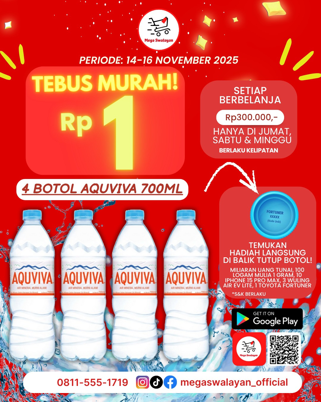 🎉 Tebus Aquviva Cuma Rp 1! 😱