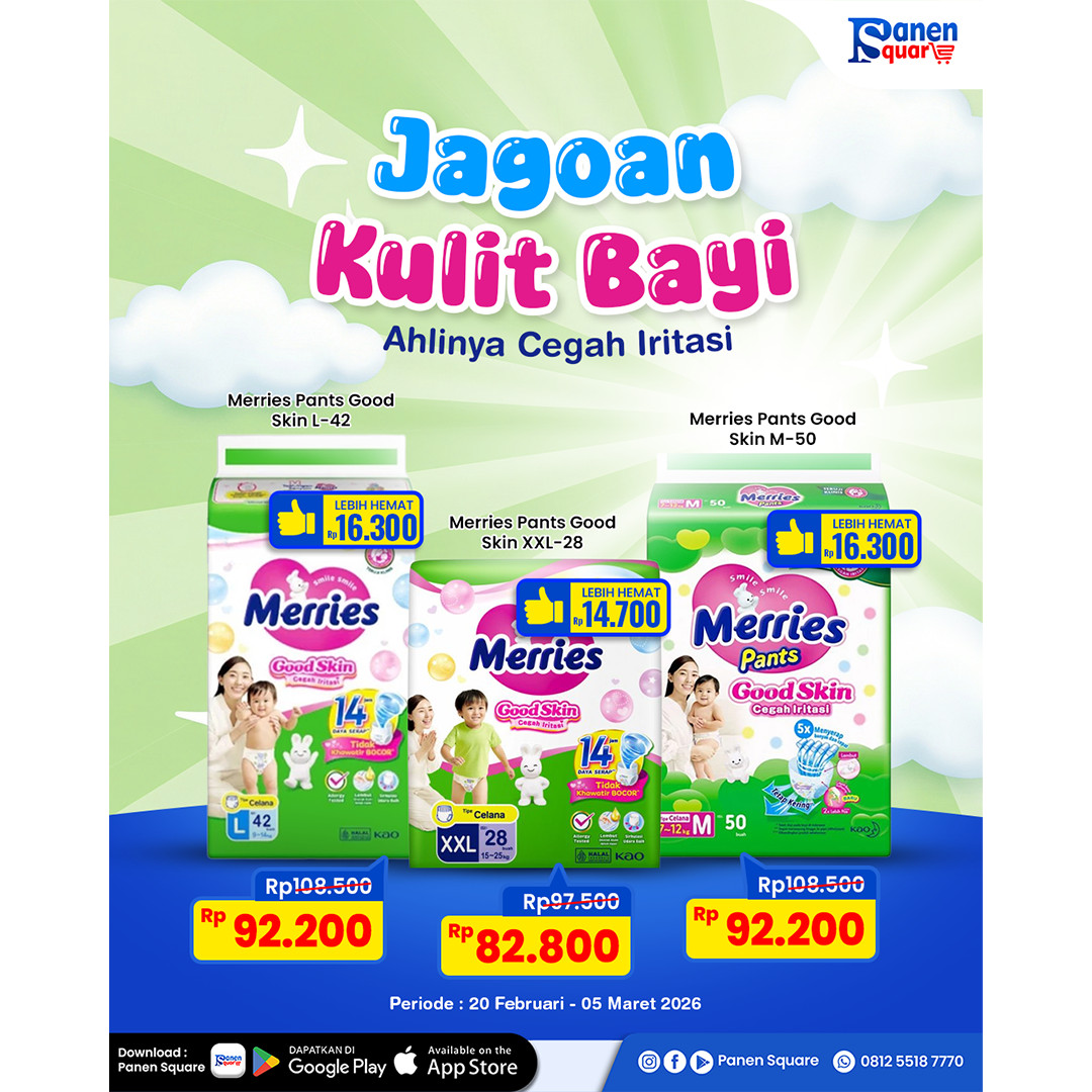 Kini Merries di Panen Square lagi ada Promo nih!