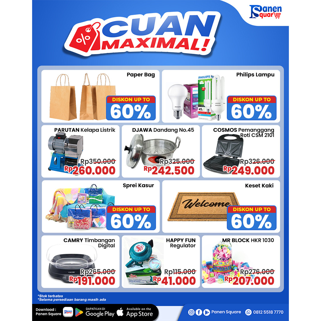 Promo CUAN MAXIMAL Hadir di Panen Square!