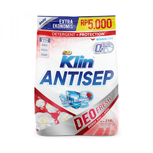 SO KLIN POWDET ANTISEP DEO FRESH 218 GR