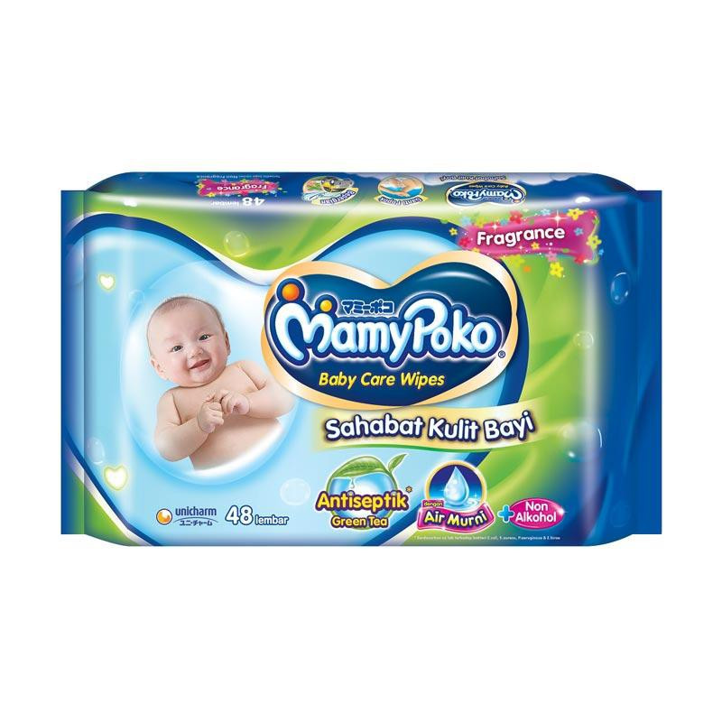 MAMY POKO WIPES ANTI SEPTIK GREEN TEA 48`S