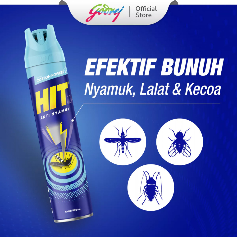 HIT AEROSOL COTTON POWDER 600 ML