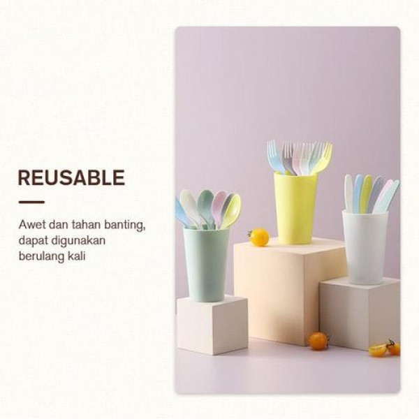 BONBOX CUTLERY BTW04T COLORFUL (ECER)