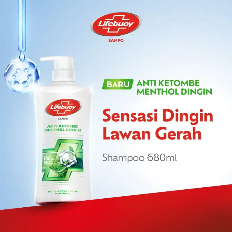 LIFEBUOY SHP AD MENTHOL DINGIN 680 ML