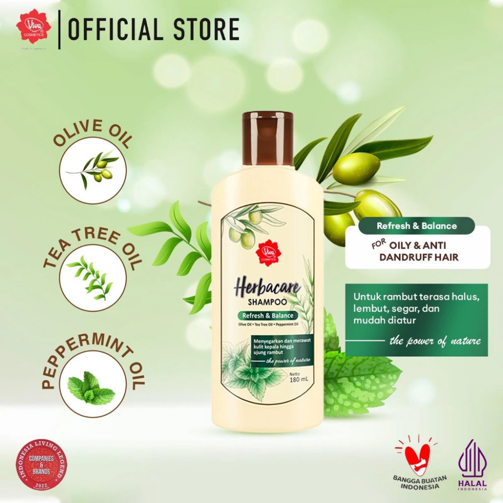 VIVA HERBACARE SHP REFRESH BALANCE 180 ML