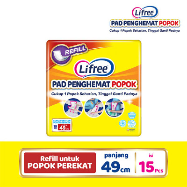 LIFREE PAD PENGHEMAT POPOK PACK 15`P