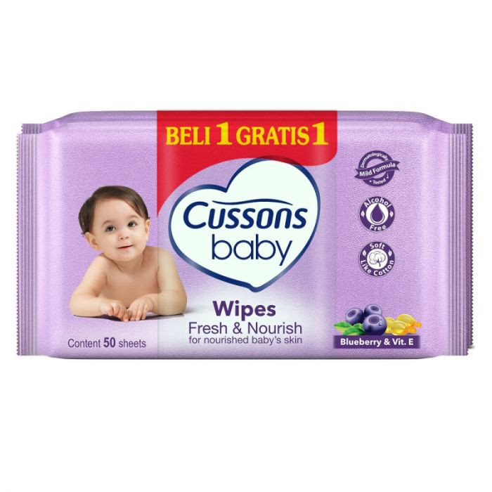 CB WIPES 50`S FRESH&NOURISH