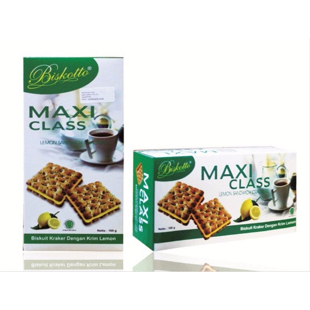 BISKOTTO MAXI CLASS LEMON 160 GR
