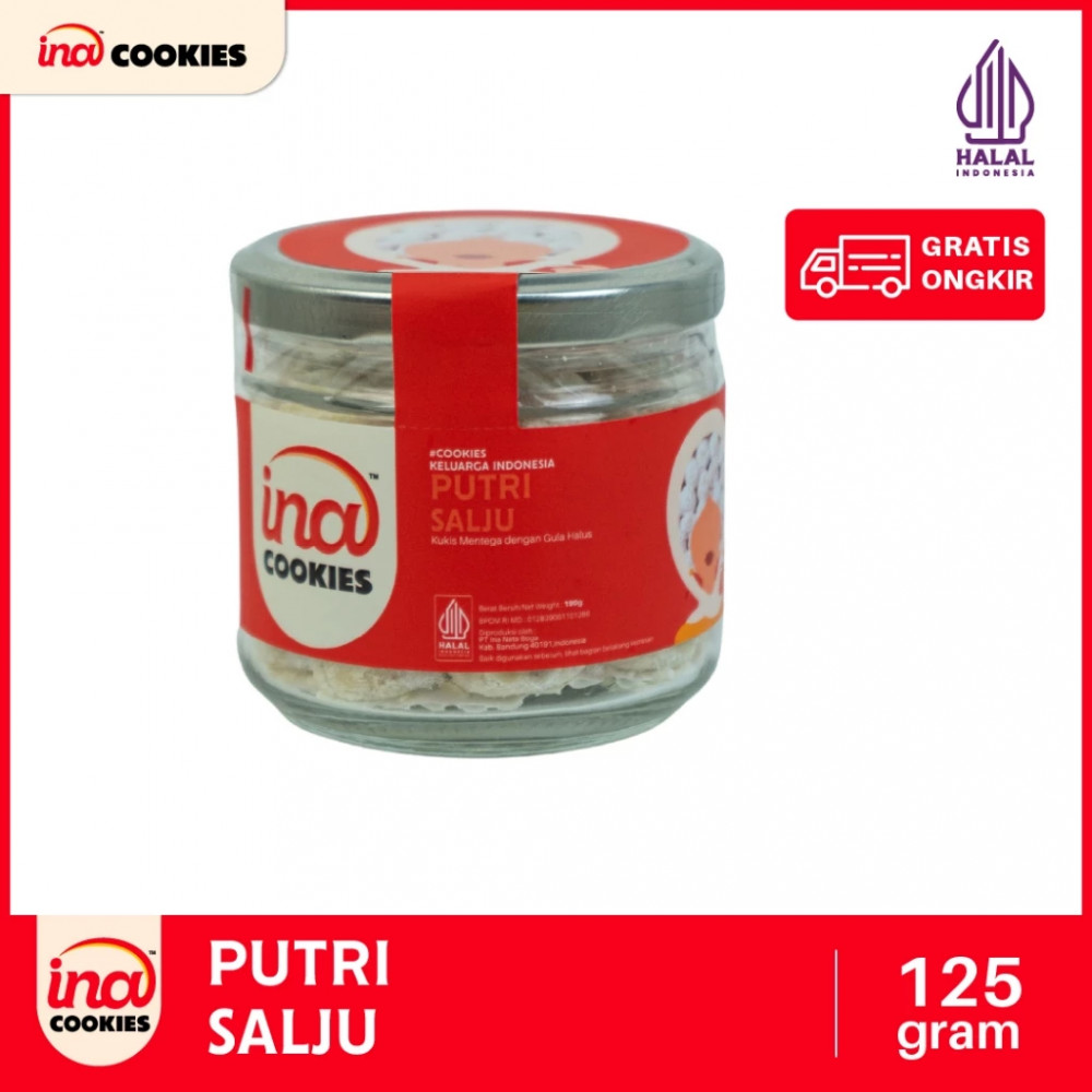 INA COOKIES PUTRI SALJU JAR 190 GR