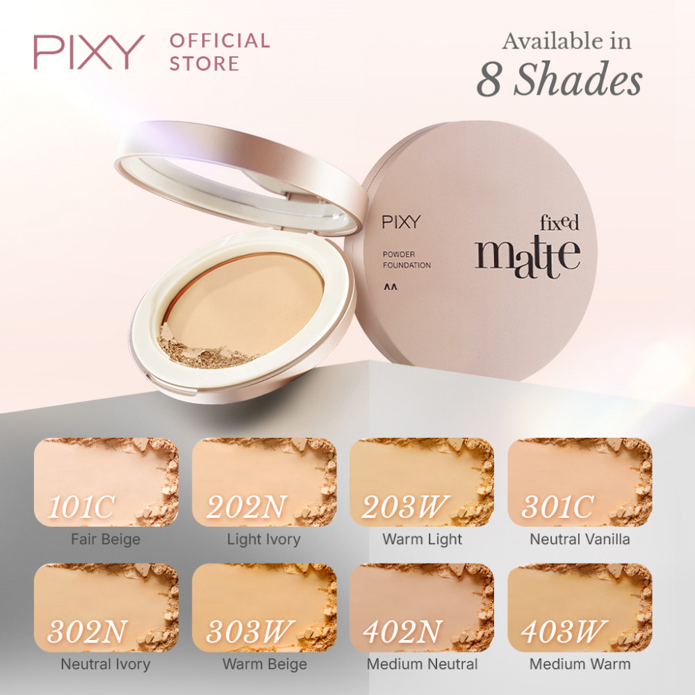 PIXY FIXED MATTE PWD FOUND 301C VANILLA