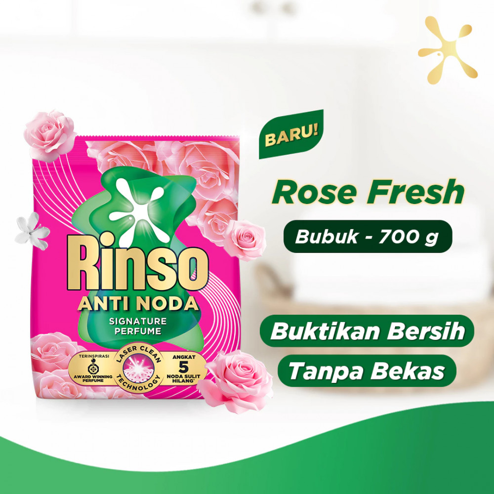 RINSO MOLTO ROSE FRESH PWD 700 GR