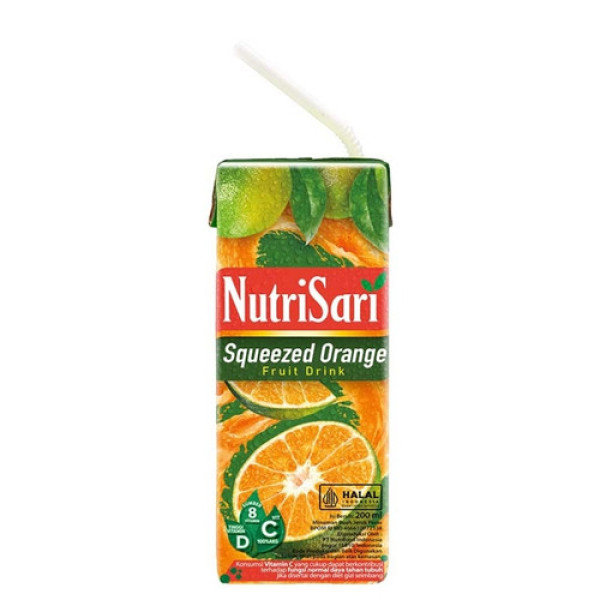 NUTRISARI JUICE ORANGE 200 ML
