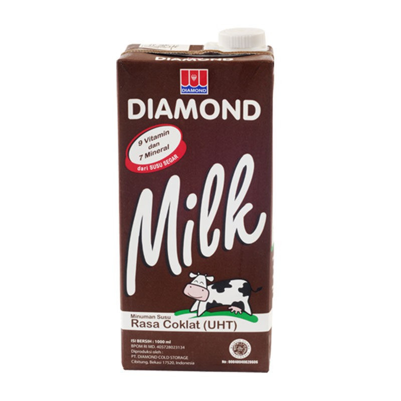 DIAMOND UHT MILK COKLAT 1 LT