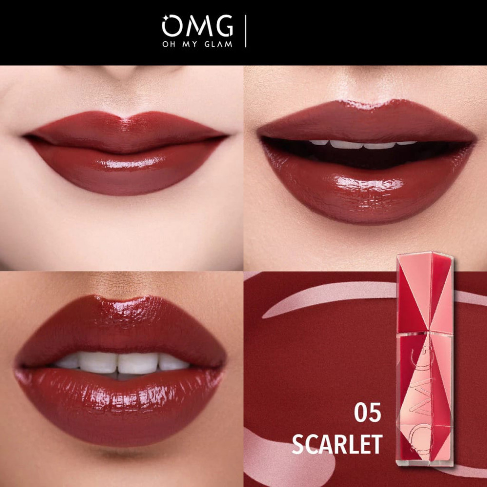 OMG COLORLAST LIP VINYL 05 SCARLET 2.5 GR