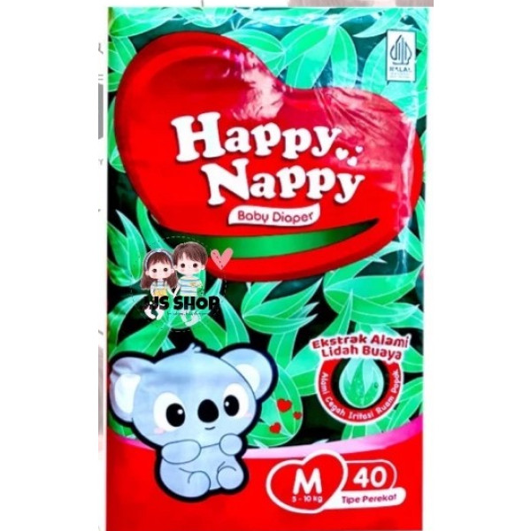 HAPPY NAPPY DIAPER M8 X 40`S
