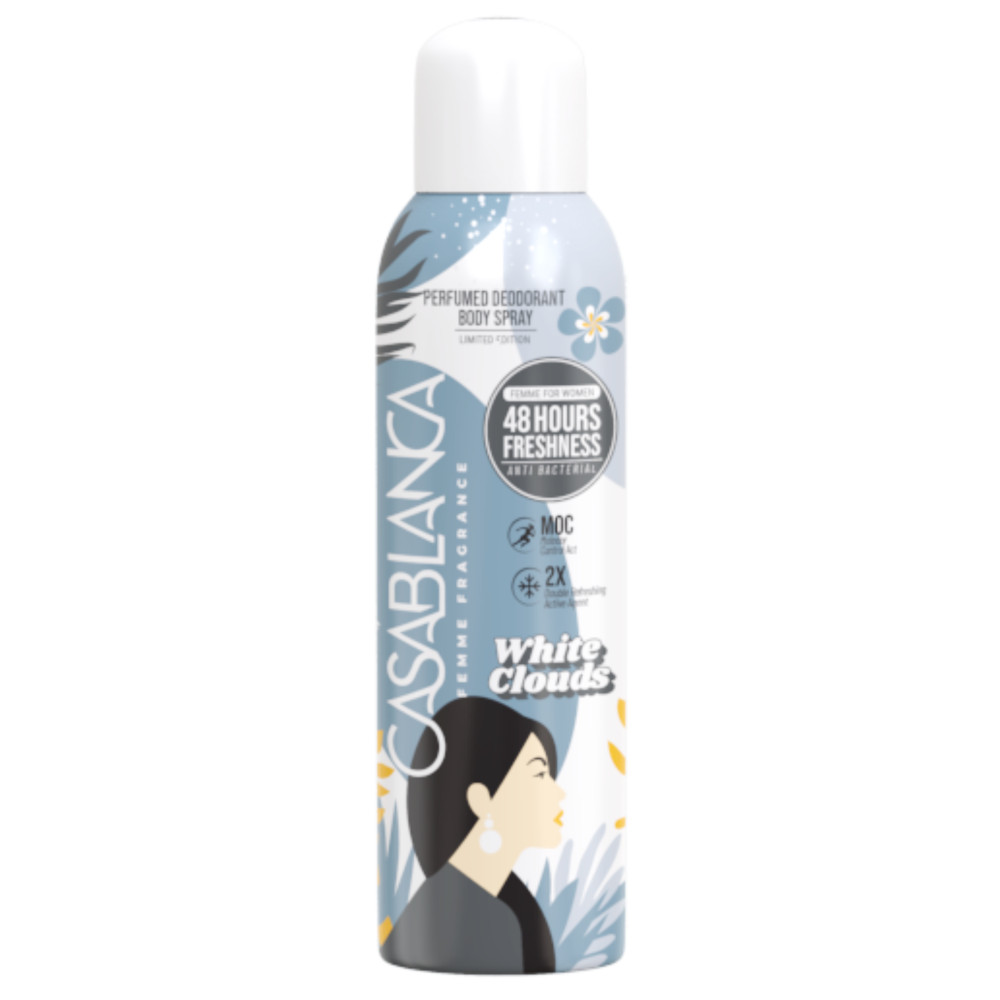 CASABLANCA DEO SPRAY WHITE CLOUDS 150 ML