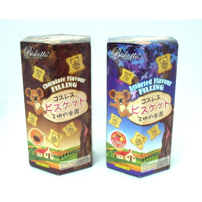 BISKOTTO KOSLS ASSORTED FLAVOUR FILLING 200 GR