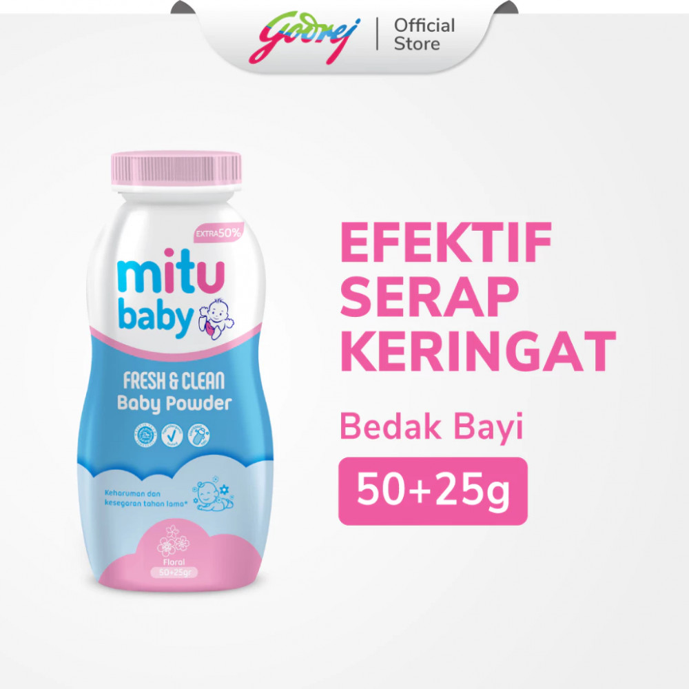MITU BABY POWDER PINK BTL 50 GR