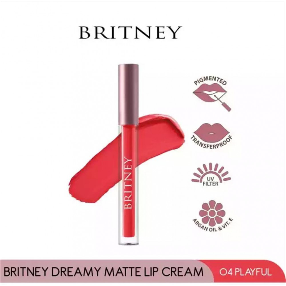 PURBASARI BRITNEY DM LIP CREAM 04 PLAYFUL 1.5 GR