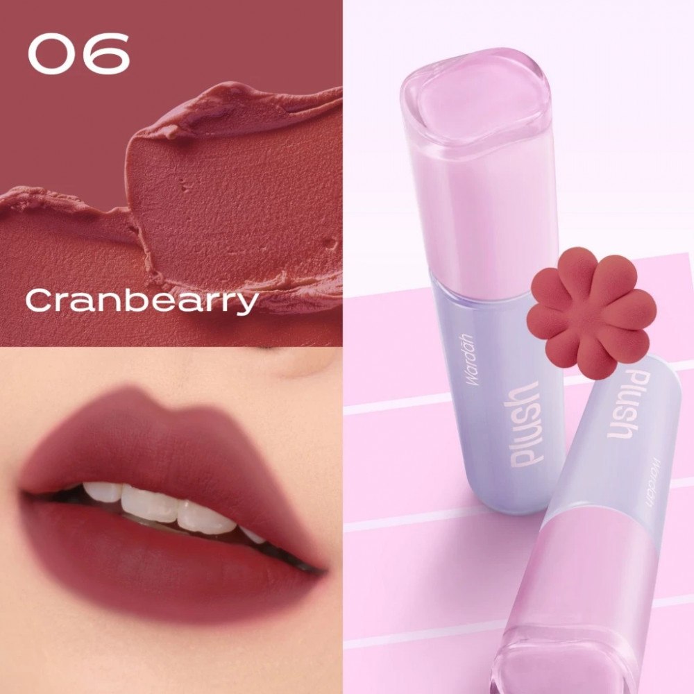 WARDAH BLUR INK LIP PLUSH 06 CRANBEARRY
