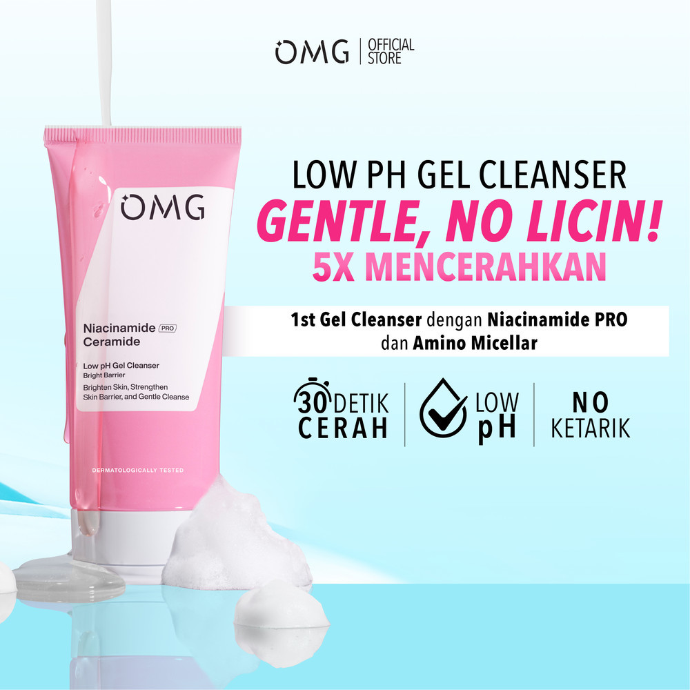 OMG NIACINAMADE CERAMIDE LOW PH GEL CLEANSER 70 ML
