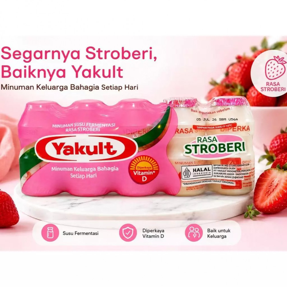 YAKULT STRAWBERRY 5 X 65 ML