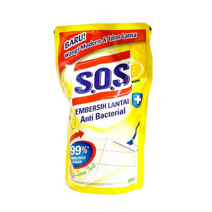 SOS LANTAI REFILL 700ML LEMON